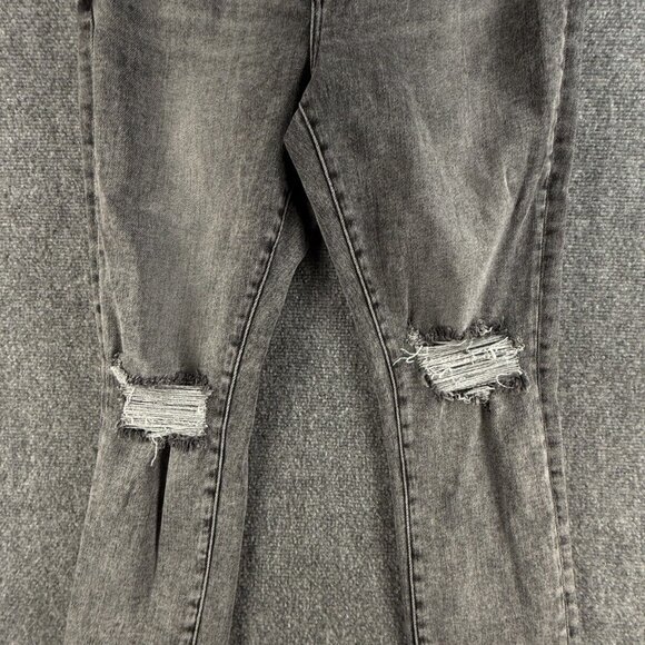 BKE Billie Gray Denim Jeans Slim Fit High Rise Ankle Skinny Stretch ACTL 29x27 - Picture 4 of 16